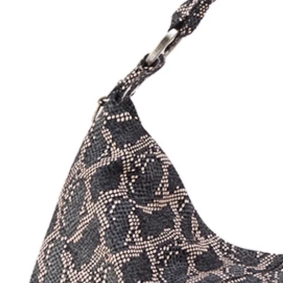 Hobo❤️Women's Paulette Pixel Snake Print Shoulder Bag Multi~NWT - Picture 5 of 6